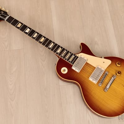 2020 Gibson Custom Shop 1959 Les Paul Standard R9 Light Aged Pre-Murphy Lab Royal Tea Burst w/ Case image 14
