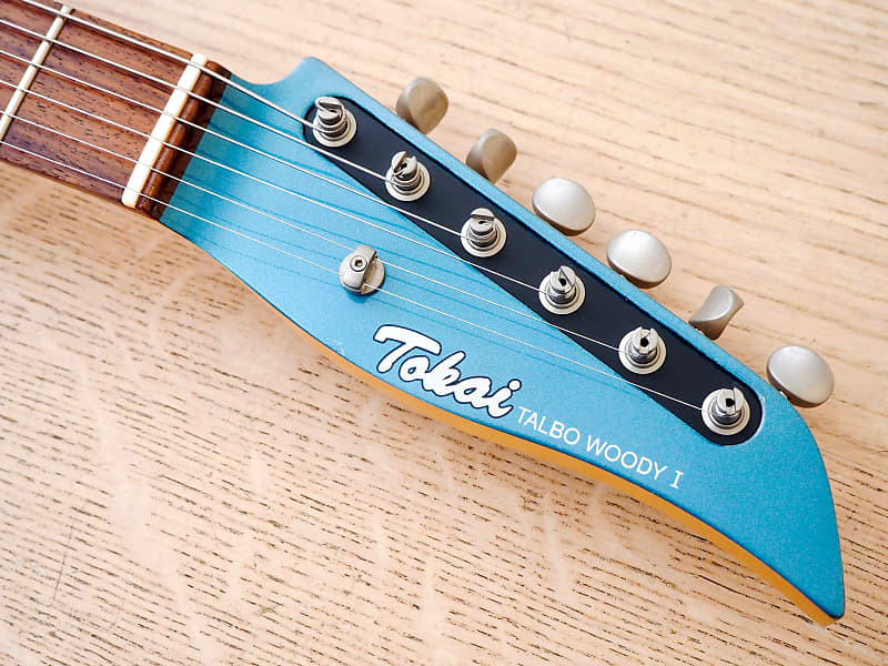 Tokai Talbo Woody 1 Electric Guitar Blue Japan, Blazing Fire