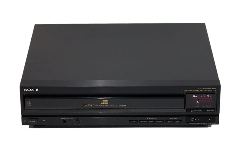 MINT FULLY RESTORED VINTAGE SONY CDP-C500 5 DISC COMPACT DISC PLAYER JAPAN  			