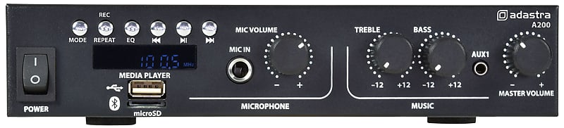 Adastra A200 Compact Mixer-Amp 2x100W image 1