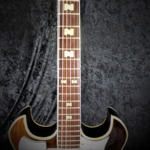 Norma Barney Kessel Split Pickup Walnut Vintage Guitar image 3