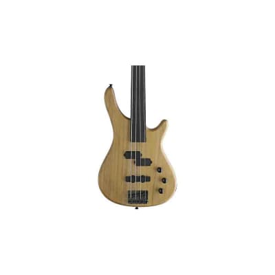 Stagg BC300FL-NS Fusion Solid Alder Body Fretless 4-String Electric Bass Guitar image 3