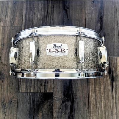 Pearl Export EXR Snare Drum 14" x 5.5" Silver Sparkle w/ Evans Heads image 1