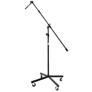 On-Stage SB96+ Studio Boom Mic Stand w/ 7" Mini Boom Extension and Casters
