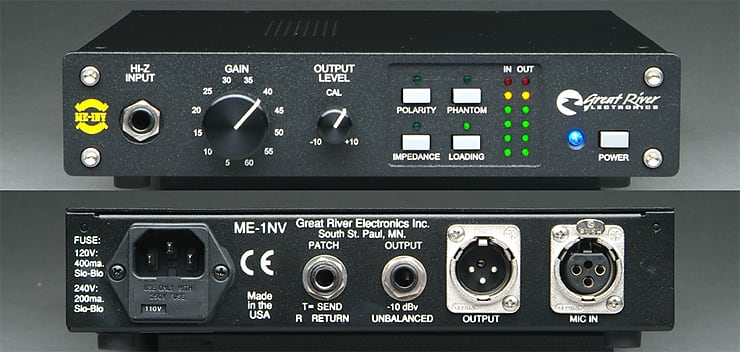 Great River ME-1NV One Channel Mic Preamp