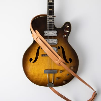 KMM & CO. Russet Vintage Style Guitar Strap image 1