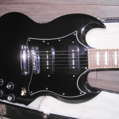 2012 Gibson SG Standard P90 Limited Edition Ebony with OHSC | Reverb