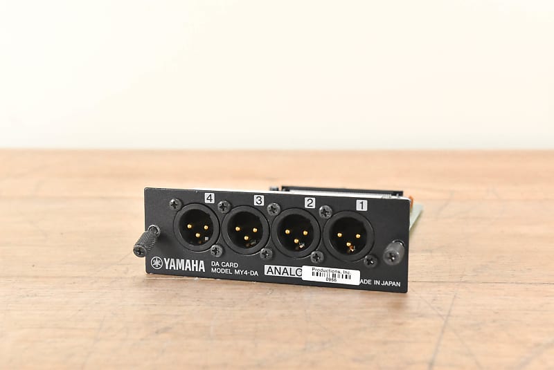 Yamaha MY4-DA 4-Channel Analog Output Card (church owned