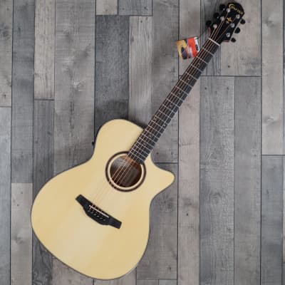 Crafter HT-250 CEN Solid Spruce Top, Orchestral Body, Electro Cutaway, Acoustic Guitar 'Natural' image 1