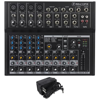 Mackie Mix12FX 12-Channel Compact Mixer with Effects – Kraft Music