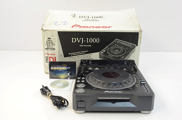 Pioneer DVJ-1000 Audio/Video DVD Turntable DVD Player - In Box