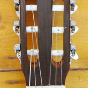 Esteve  GOYA 6  1980s Solid  Cedar classical guitar hand made in Spain (soundboard finish split) image 4