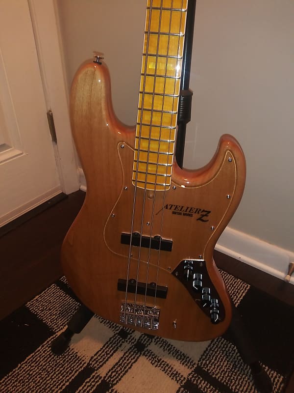 Atelier Z Dal 4 Custom 70's Jazz Bass 2022 Vintage Natural Gloss Lindy  Fralin Aguilar OBP3 Japan