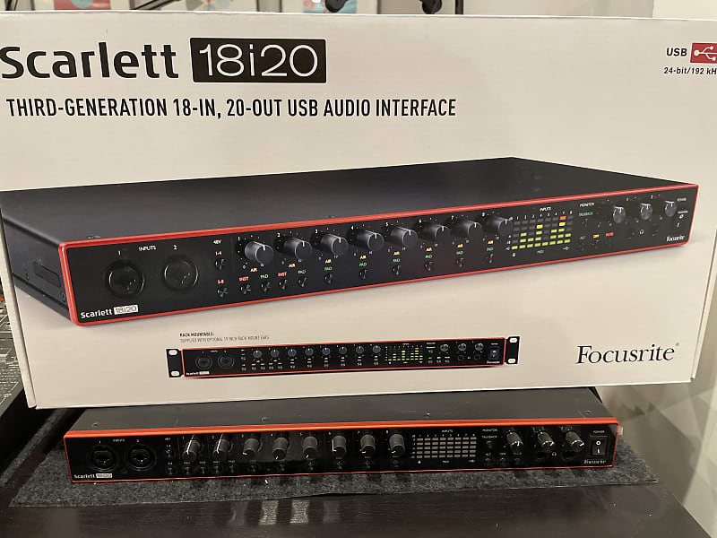 Focusrite Scarlett 18i20 3rd Gen USB Audio Interface 2019