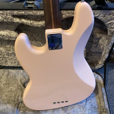 Fender FSR American Pro Jazz Bass Shell Pink Rosewood Neck image 4