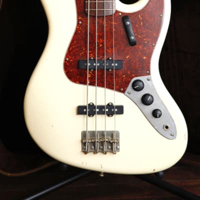 Nash JB-63 Olympic White Bass Guitar for sale