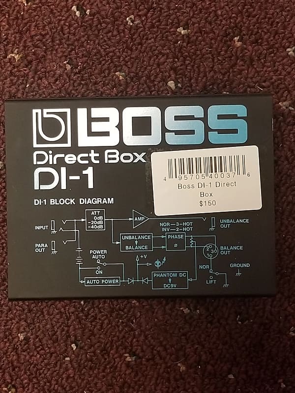 Boss DI-1 Direct Box | Reverb