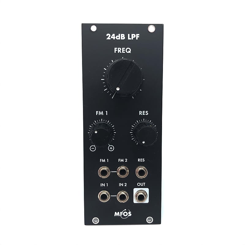 mfos euro 24dB LPF smt, black version synthCube assembled, Reverb