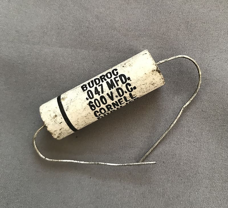 NOS Cornell Dubilier .047 uF 600V Ceramic Shell Mylar Tone | Reverb