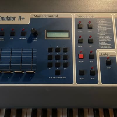E-MU Systems Emulator II+ 1985, second owner since 1986. Comes with Anvil case, library, manual. image 8