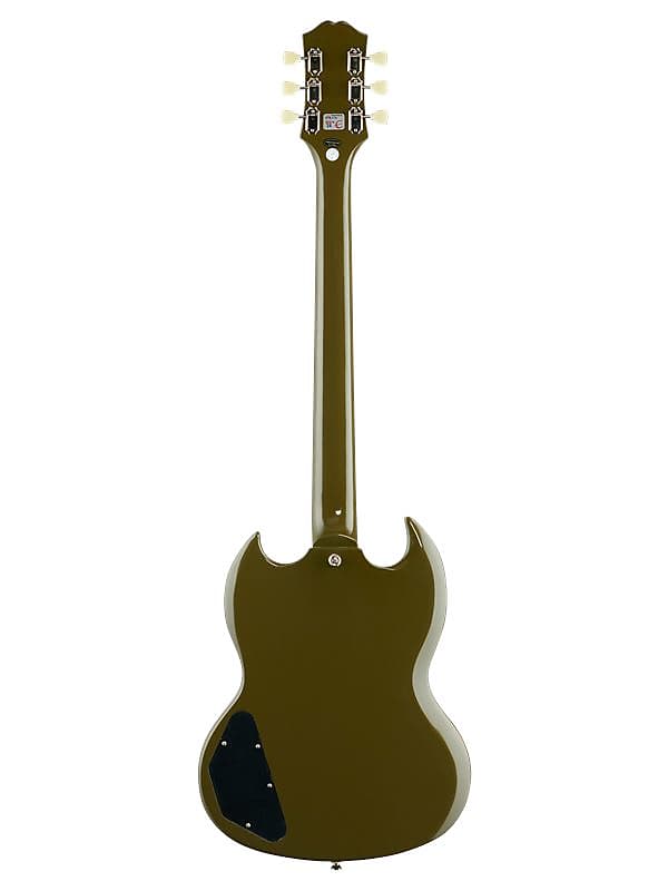 Epiphone Exclusive Run SG Standard 61 Maestro Guitar Olive Drab 