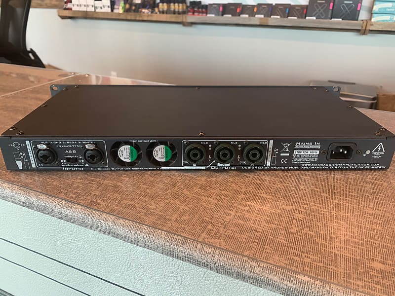 Matrix GT1000FX 1u Power Amp - GT1000 for Kemper, Axefx, Helix, and other  modelers