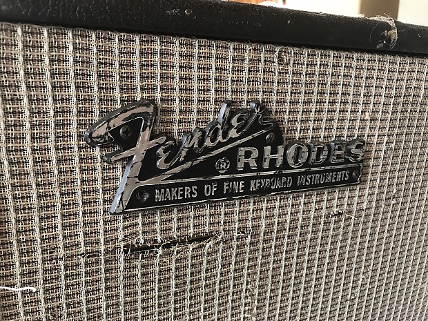 Fender Rhodes Suitcase Cabinet 70s Black