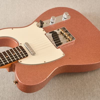 Fender Custom Shop Telecaster Relic 1961 LTD - Aged Champagne Sparkle - 6 lbs 15.3 ozs image 5