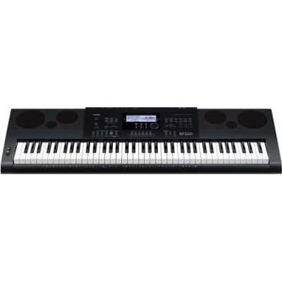 Casio - WK-6600 - Workstation Keyboard with Sequencer and Mixer - 76-Key - Black image 2