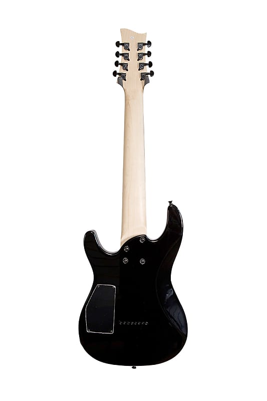 高速配送 Quincy by Seattle 8 djent hybrid Gloss Black Guitar String ギター