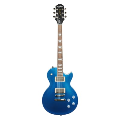 Epiphone Les Paul Muse Electric Guitar, Radio Blue Metallic image 2