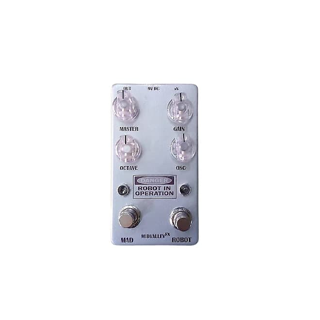 MidValleyFx Mad Robot V2 - Octave up Doom Fuzz Guitar Pedal with On/Off Oscillations *On Sale* image 1