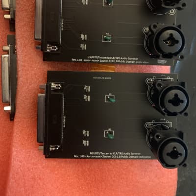 Second Order Harmonics DSUB25/Tascam to XLR/TRS Audio Summer 2023 Black image 1
