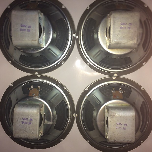 4x Sunn 10" Transducers Reverb