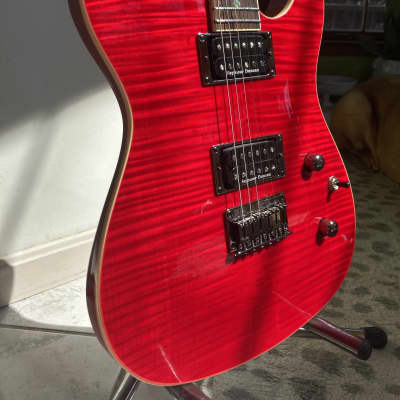 Fender Special Edition Custom Telecaster FMT HH 2022 - Crimson Red Transparent image 3