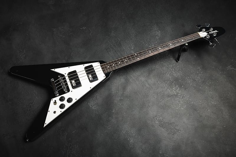 ESP Edwards E-FV-103B 2009 - Black Flying V Bass