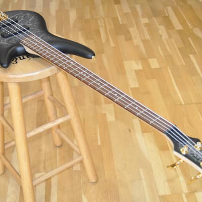 IBANEZ SR300EDX BZM Black Ice Frozen Matte / 4-String Bass / SR Deluxe Series / SR300EDX-BZM image 3