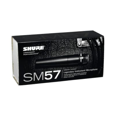 Shure SM57-LC Cardioid Dynamic Instrument Microphone image 2