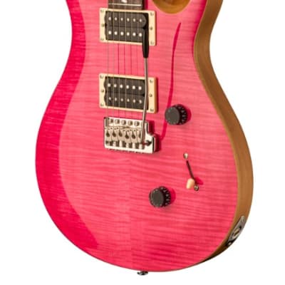 PRS SE Custom 24 Bonnie Pink w. Natural Back | Reverb Canada
