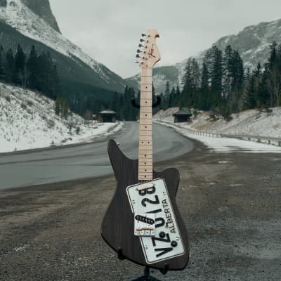 The New Vintage '63 Alberta Plate Offset Handcrafted Barncaster for sale