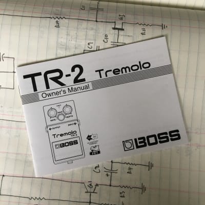 Boss TR2 Manual from late 90s. for sale