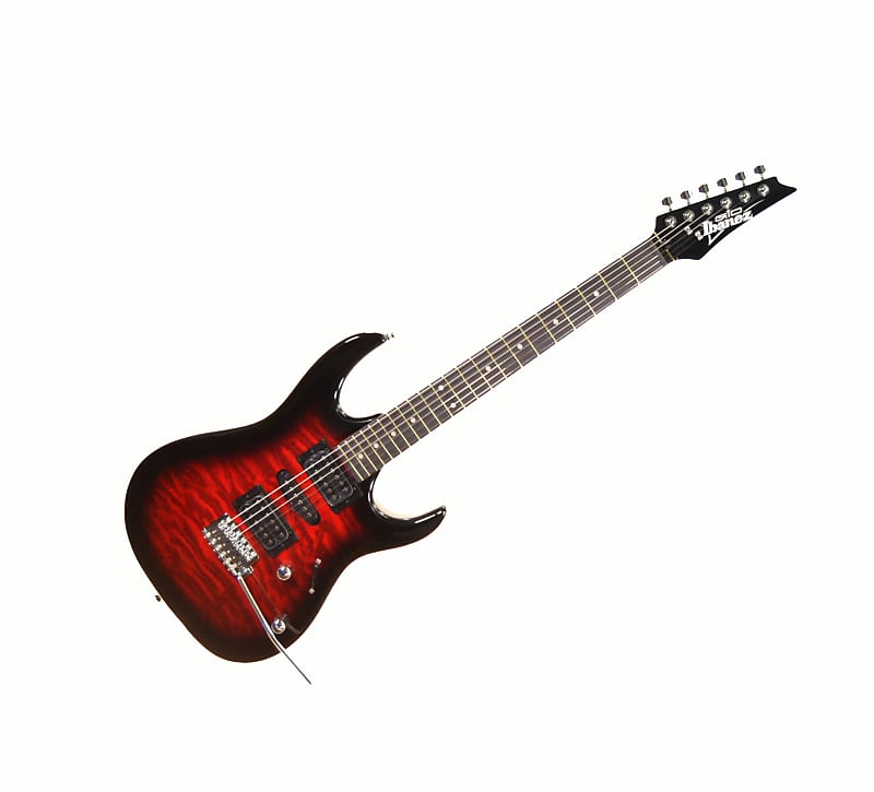 Casino ST-Style Electric Guitar Set (Transparent Wine Red