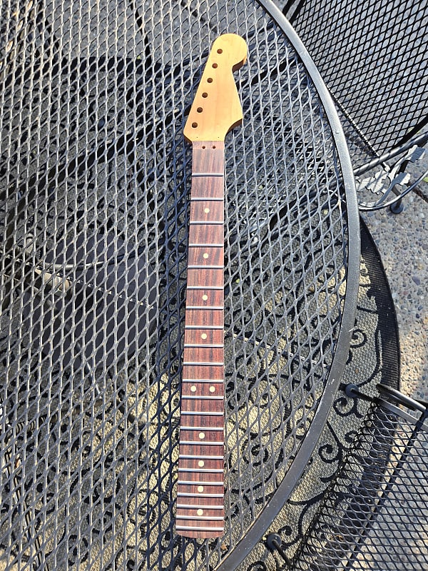 Warmoth Neck Roasted Maple With Rosewood With Fretboard Reverb 8091