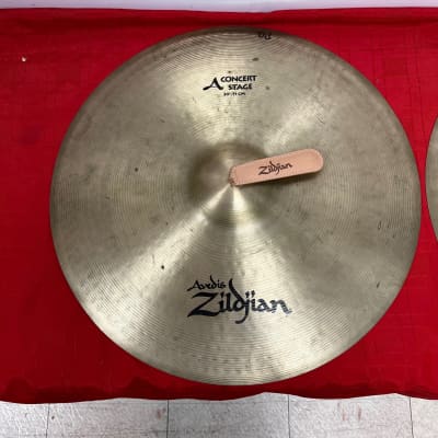 Zildjian 20" A Concert Stage Orchestral Cymbals (Pair) 2010s - Traditional image 2