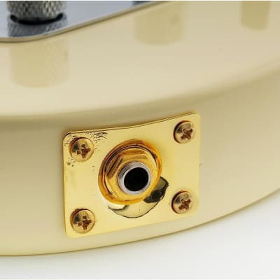 Rectangle Output Jack Plate for Electric Guitar Gold image 6