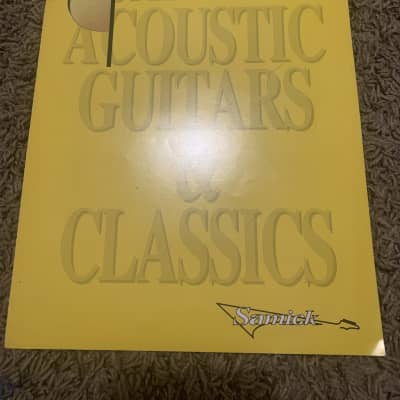 Samick Acoustic Guitars Brochure for sale