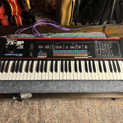 Roland JX-3P 61-Key Programmable Preset Polyphonic Synthesizer 1983 - 1985 - Black