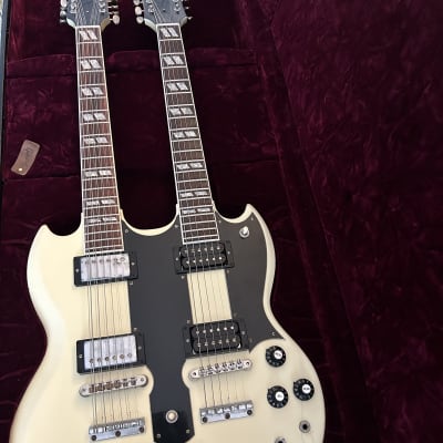 Gibson Custom Shop Don Felder "Hotel California" EDS-1275 Double Neck (Signed, Aged) 2010 - Aged White image 3
