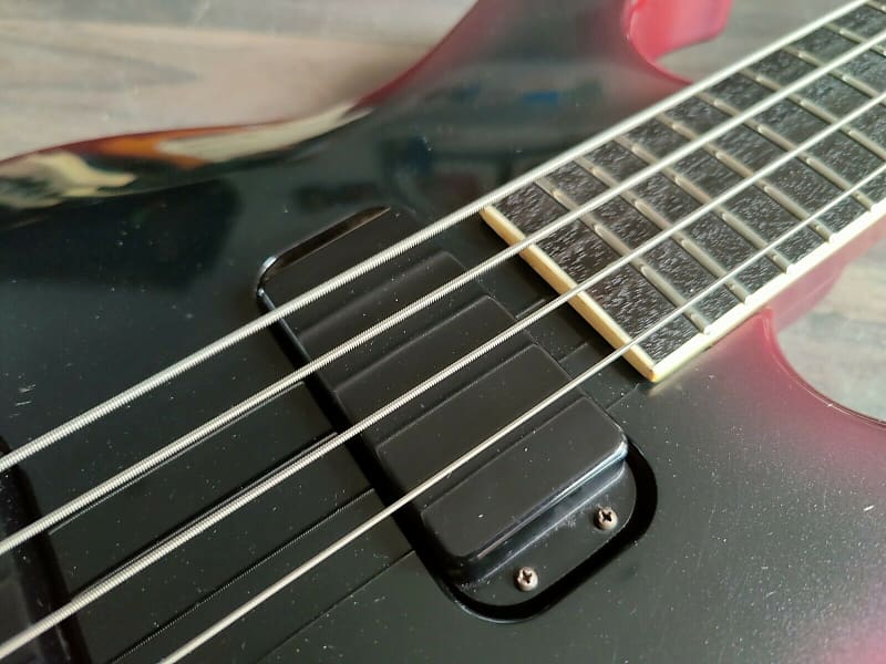2002 Burny Japan KAB-95JD (Jeanne D'Arc) Bass (Black Red