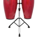Tycoon Percussion Supremo Series Red Congas 10" & 11"